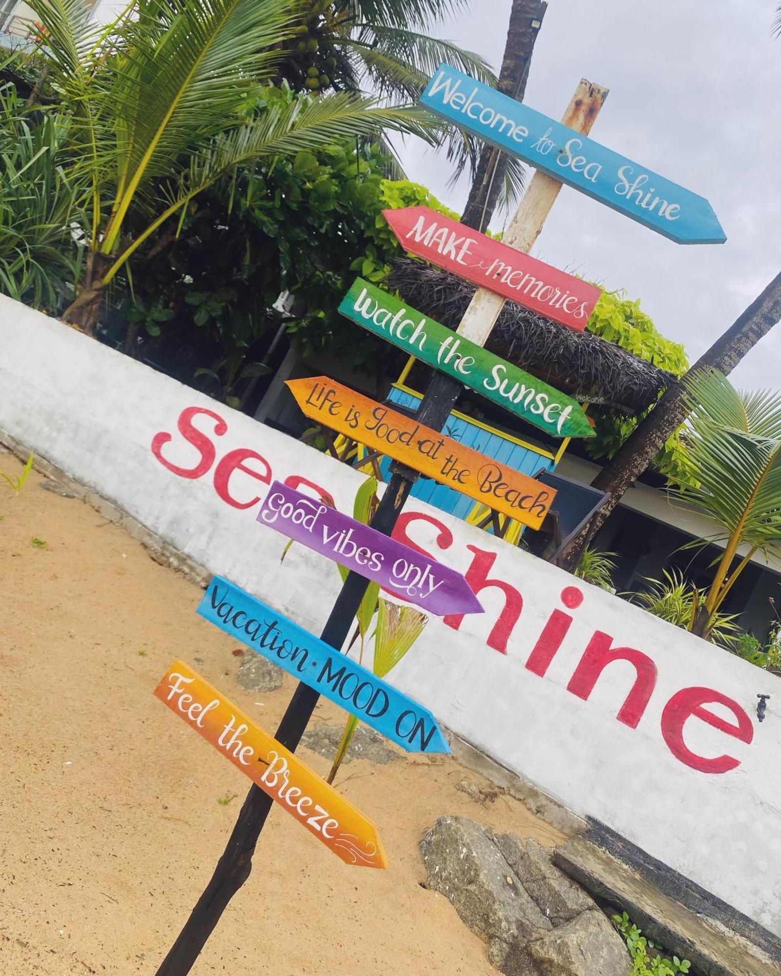 Sea Shine Guest House Hikkaduwa Exteriör bild